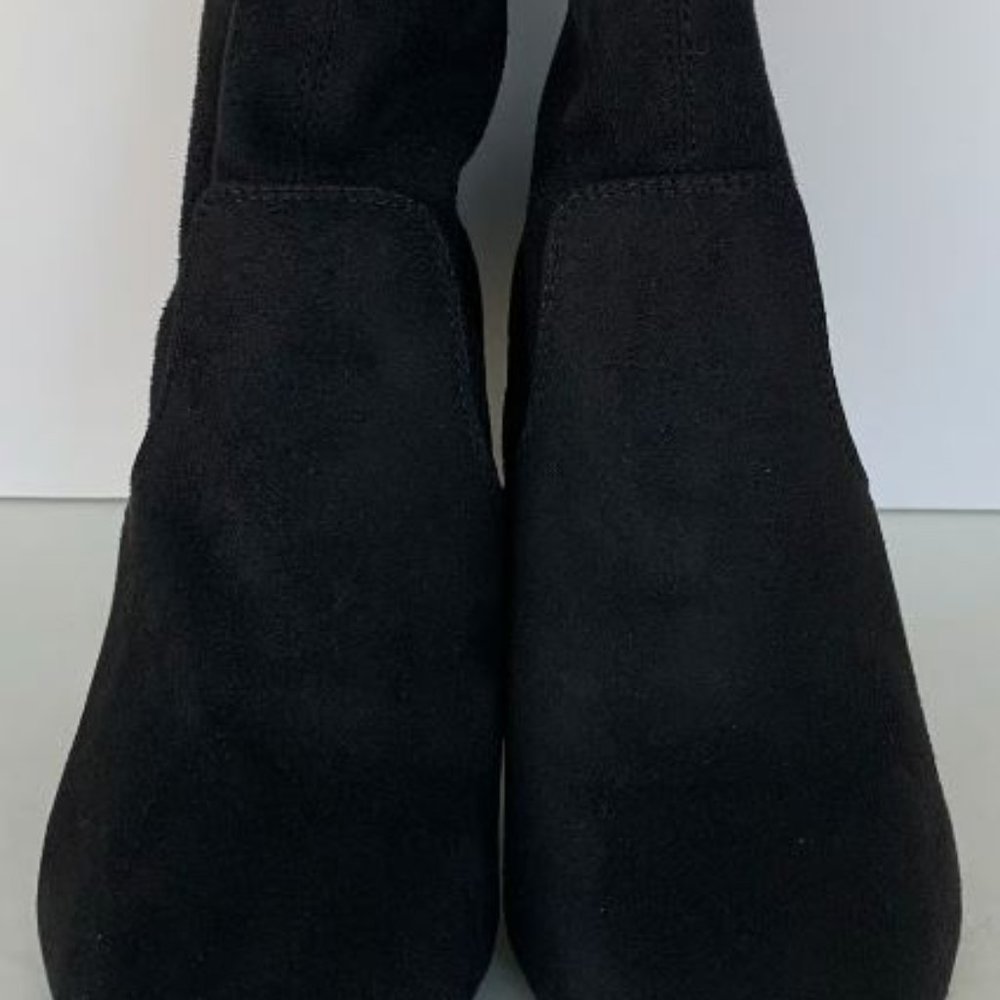 Alfani Women's Bambey Black Fabric Block Heel Ankle Booties Black -Size 7.5M New